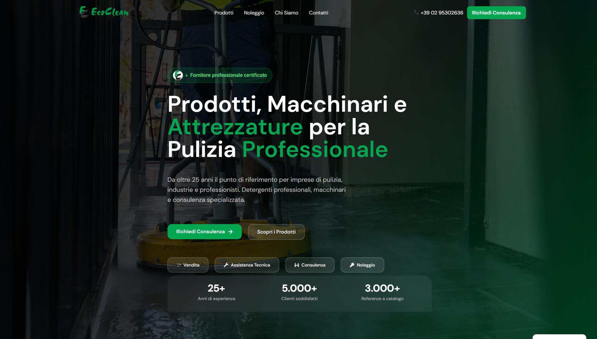 EcoClean Cassina – Prodotti e Macchine per la Pulizia